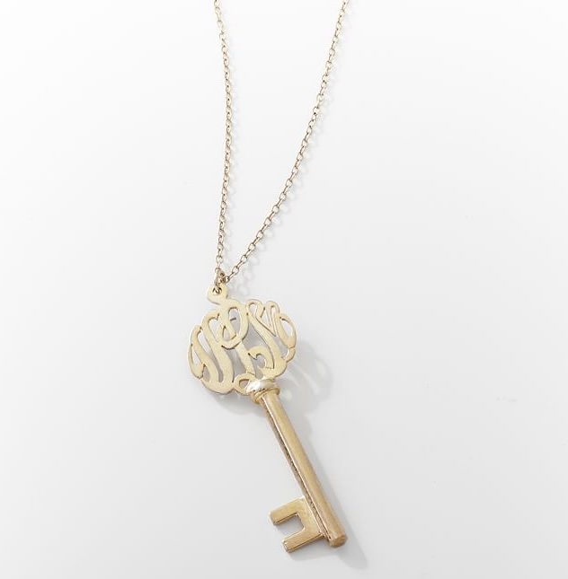 Monogram Key Pendant ($199, PBTeen.com)