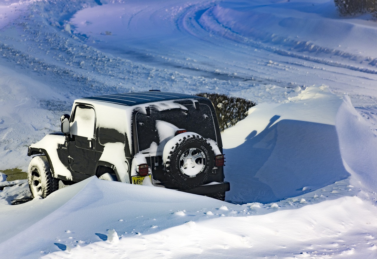 Stopping on a snow bank may be the best way to prevent yourself from crashing due to a skid.