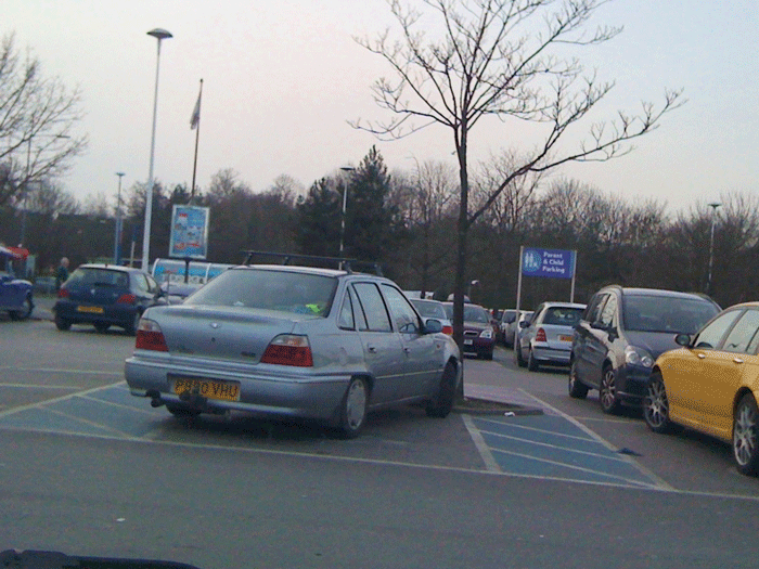 Don't park like an idiot.