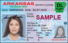 arkansas drivre license