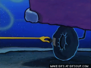 Spongebob tire pressure
