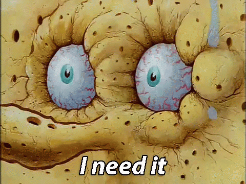 Water I need it spongbob