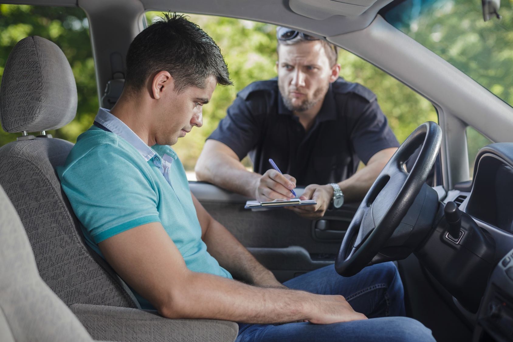 Being pulled over