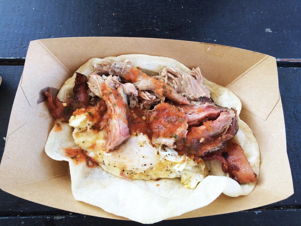 Real Deal Holyfield Breakfast Taco