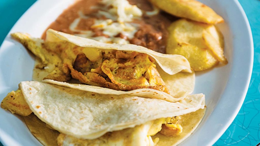 Potato and Egg Taco