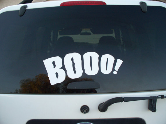 Booo Car Decal