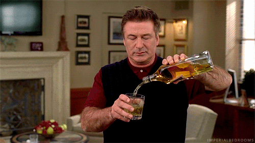 Alec Baldwin Drinking