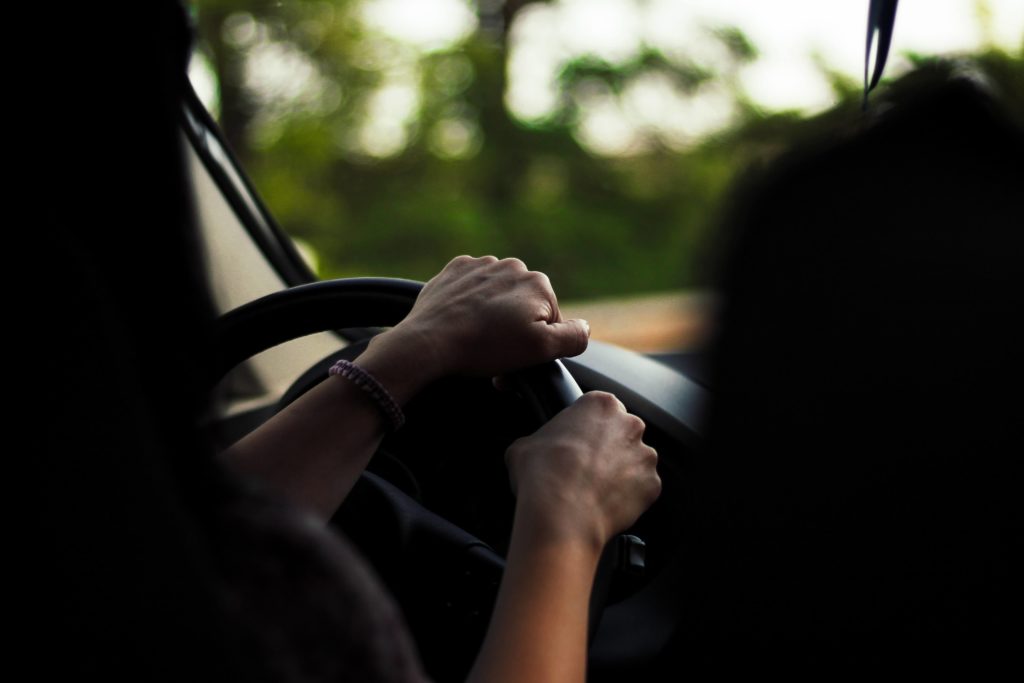 Driving a car